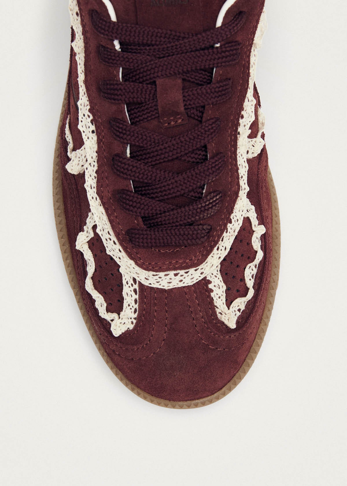 Tb.490 Crochet Burgundy Leather Sneakers - Image 2