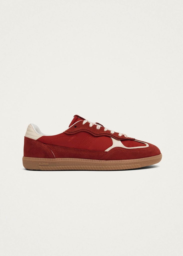 Tb.490 Rife Sheen Red Leather Sneakers