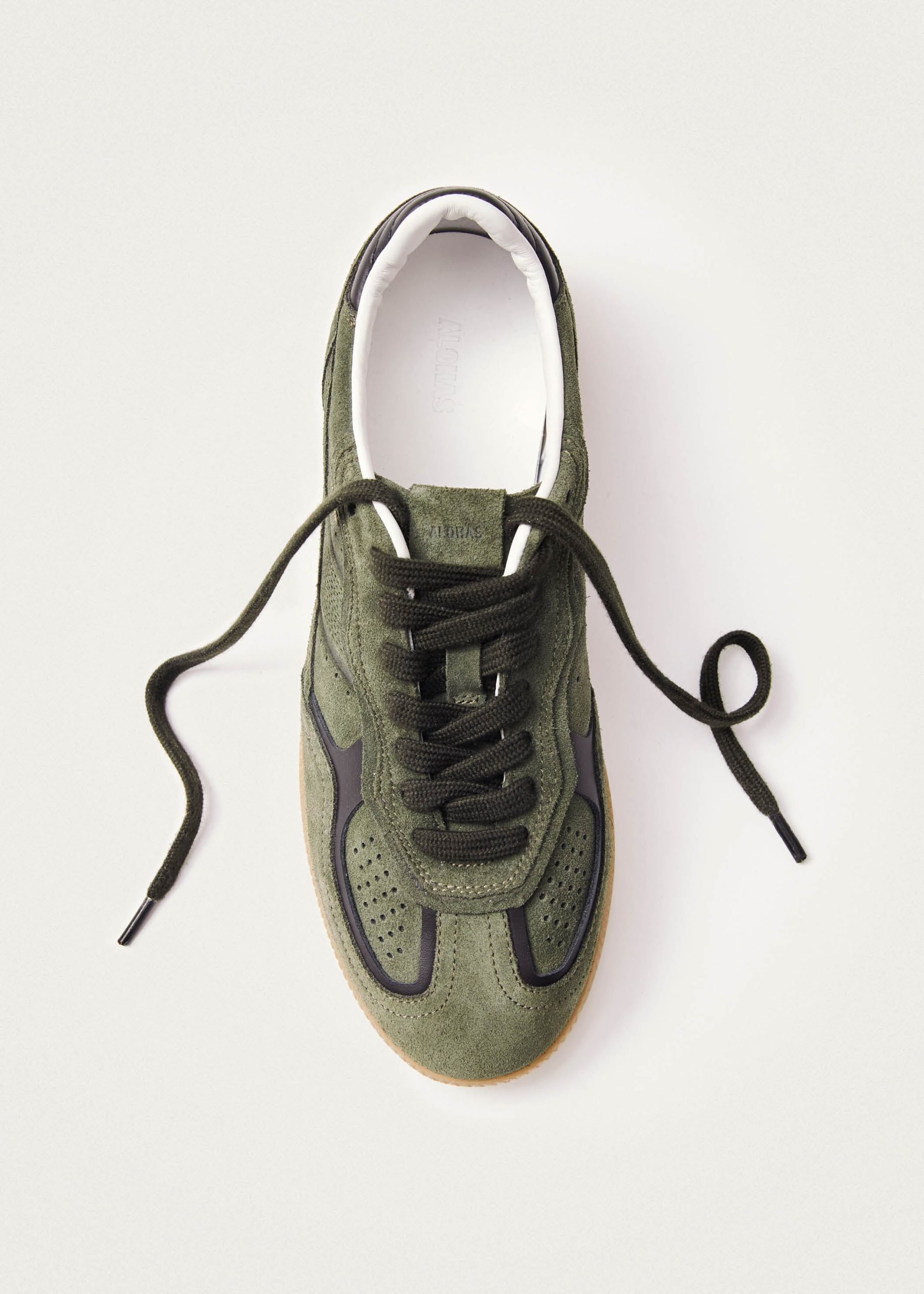 Tb.490 Rife Dusty Olive Leather Sneakers - Image 4