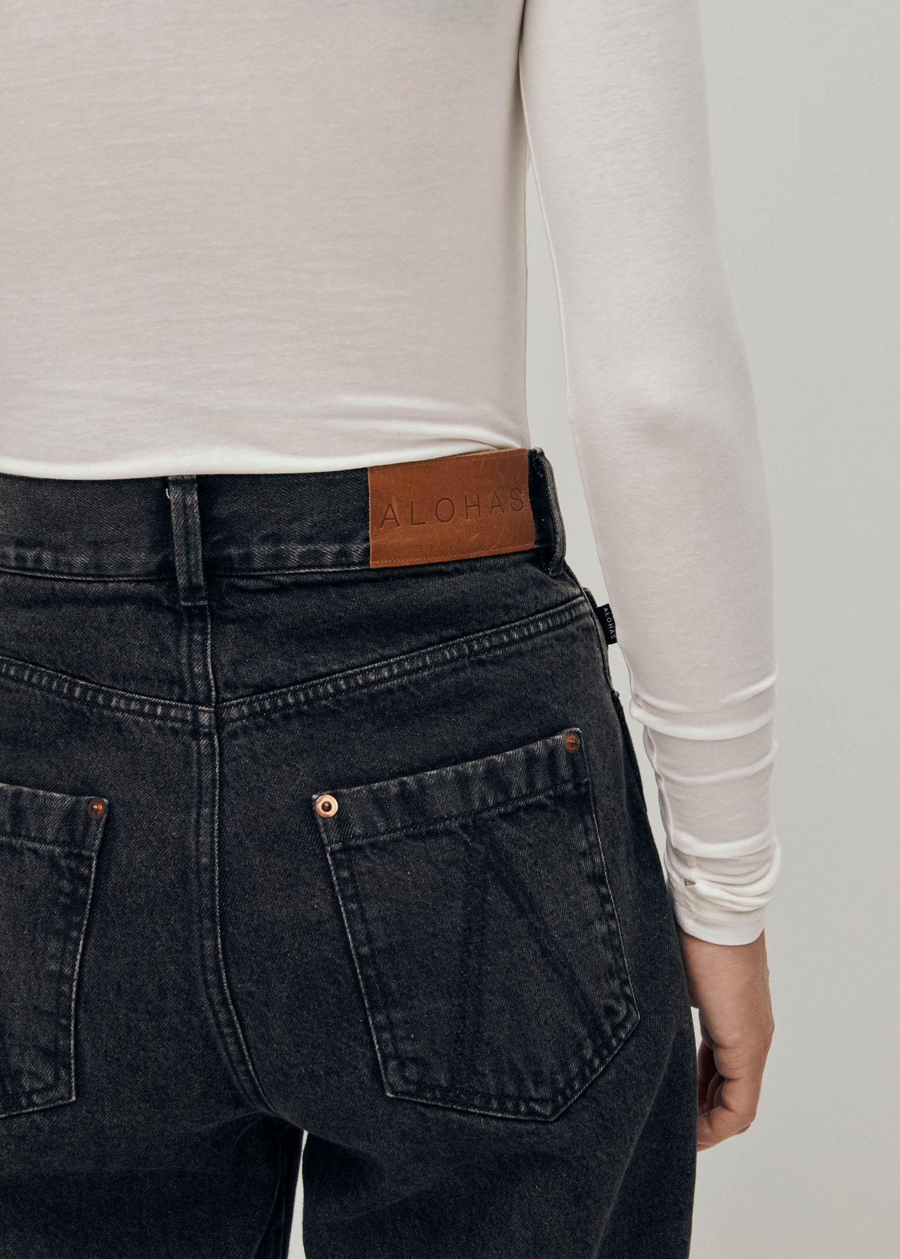 Kansas Black Denim Pants - Image 8