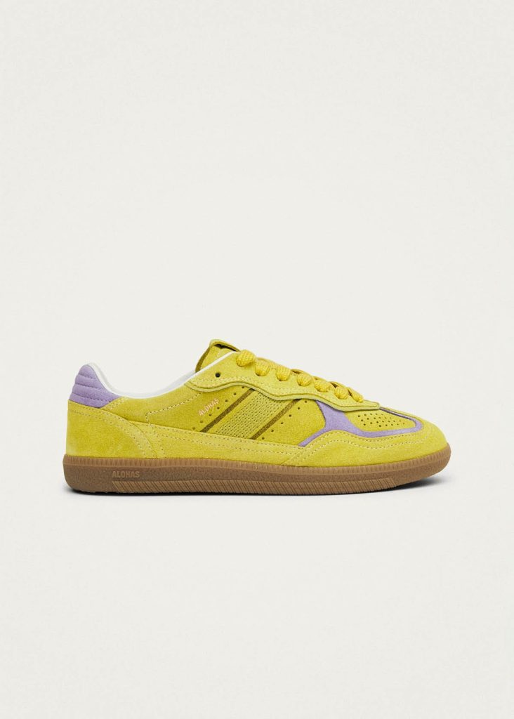 Tb.490 Rife Acid Green Leather Sneakers