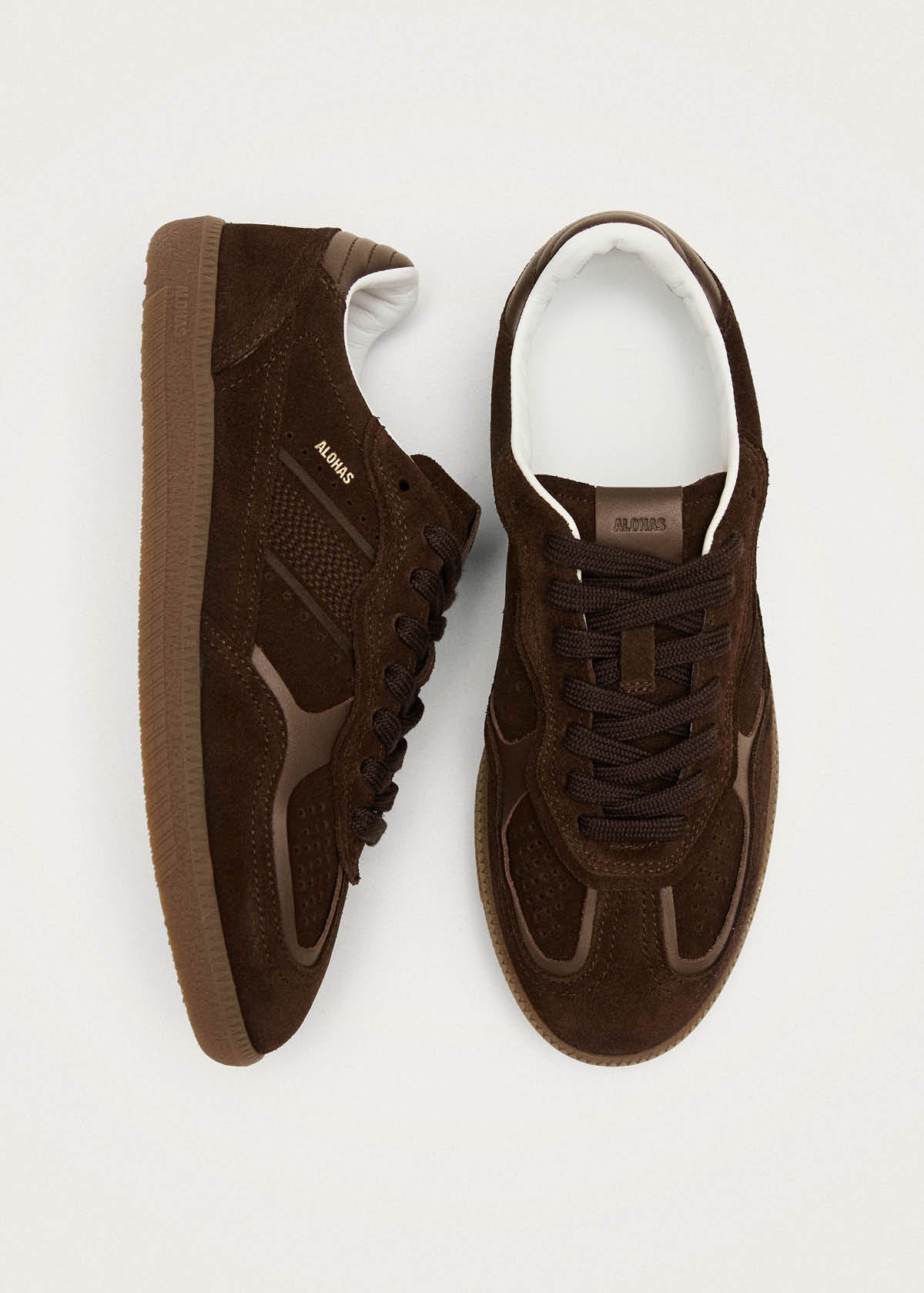 Tb.490 Rife Chocolate Brown Leather Sneakers - Image 5