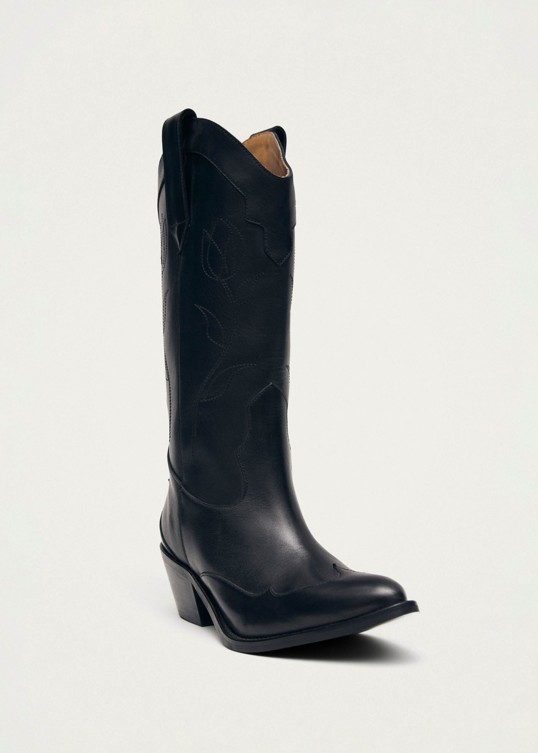 Liberty Black Leather Boots - Image 4