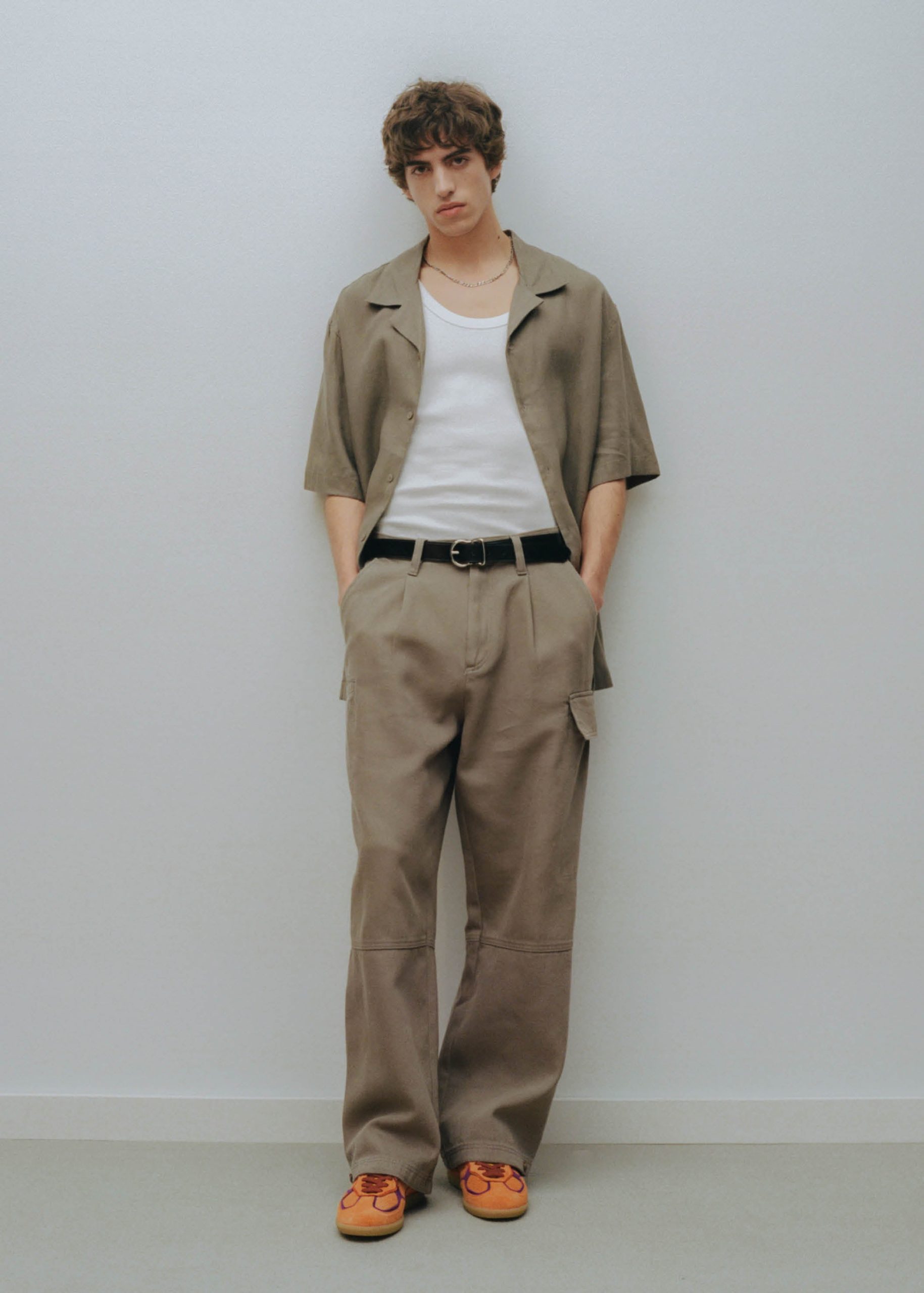 Tb.490 Rife Orange Leather Sneakers - Image 7