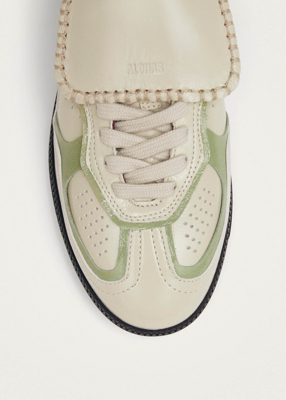 Tb.490 Club Cream Patent Leather Sneakers - Image 6