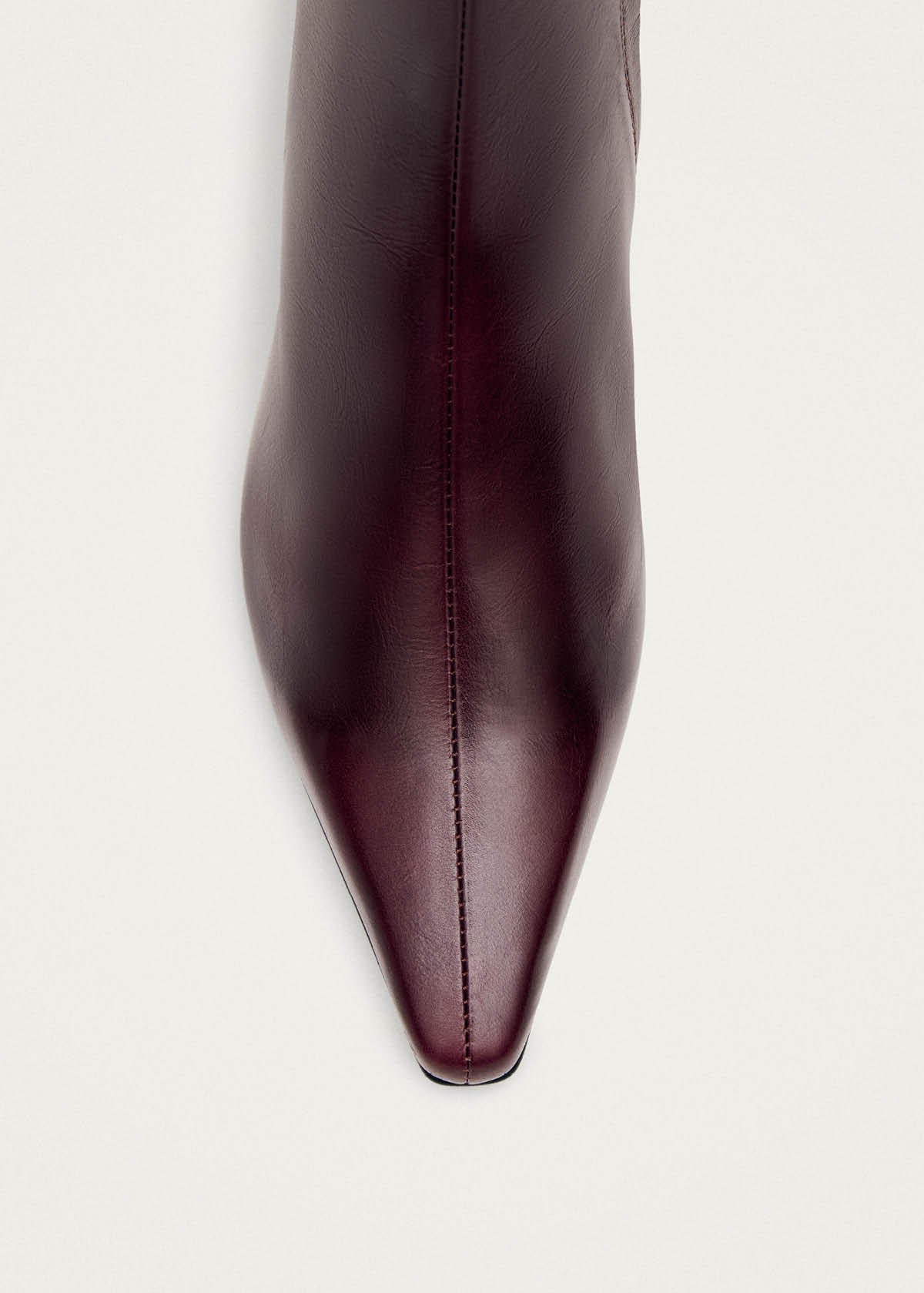 Ambar Rift Burgundy Leather Ankle Boots - Image 8