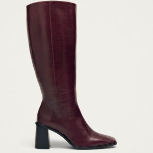 East Rift Burgundy Leather Boots