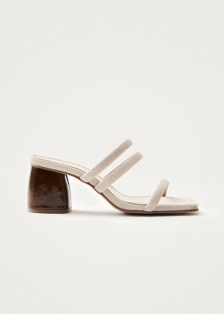 Indiana Stone Beige Leather Sandals