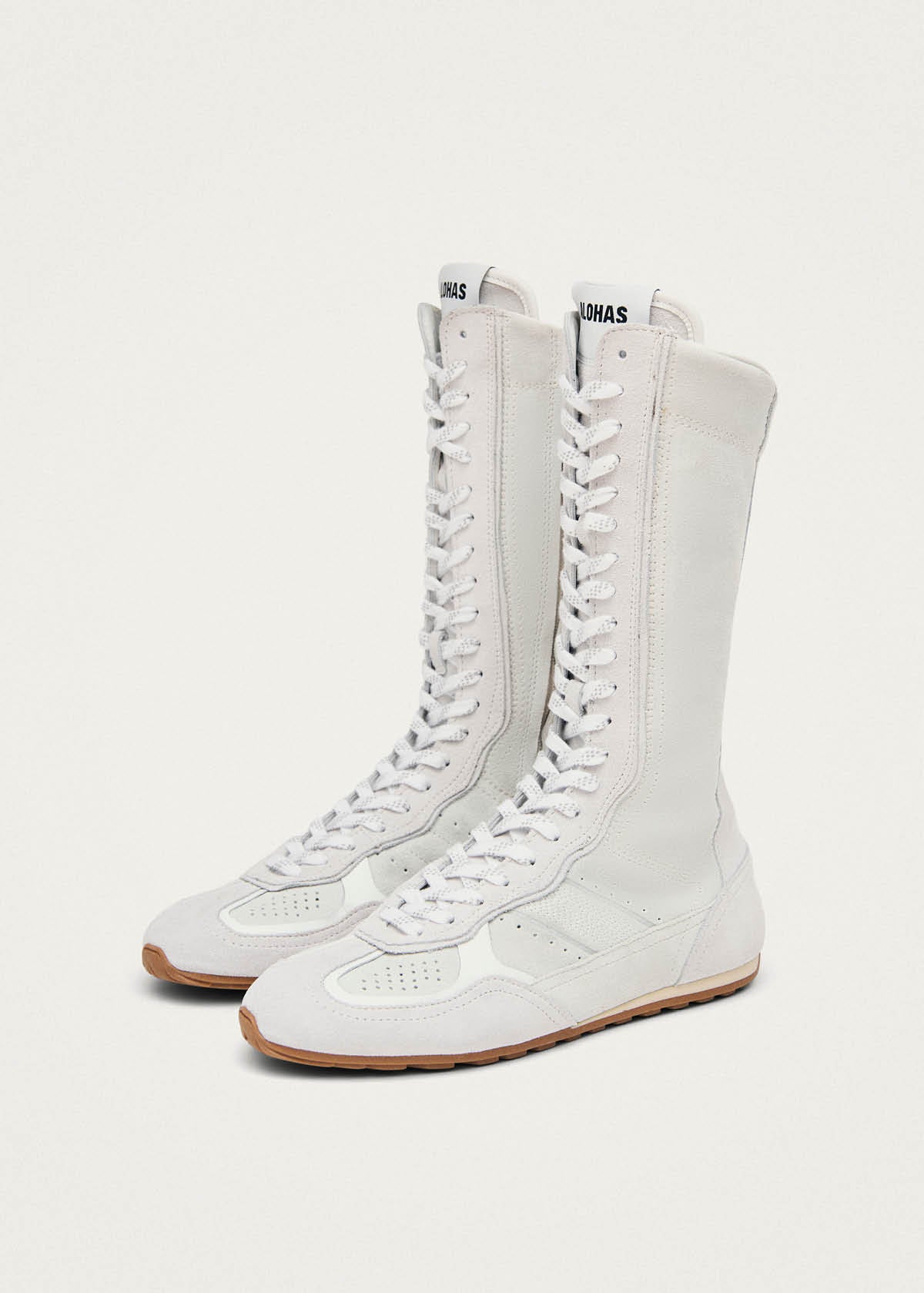 Tb.17 Suede White Leather Sneakers - Image 4