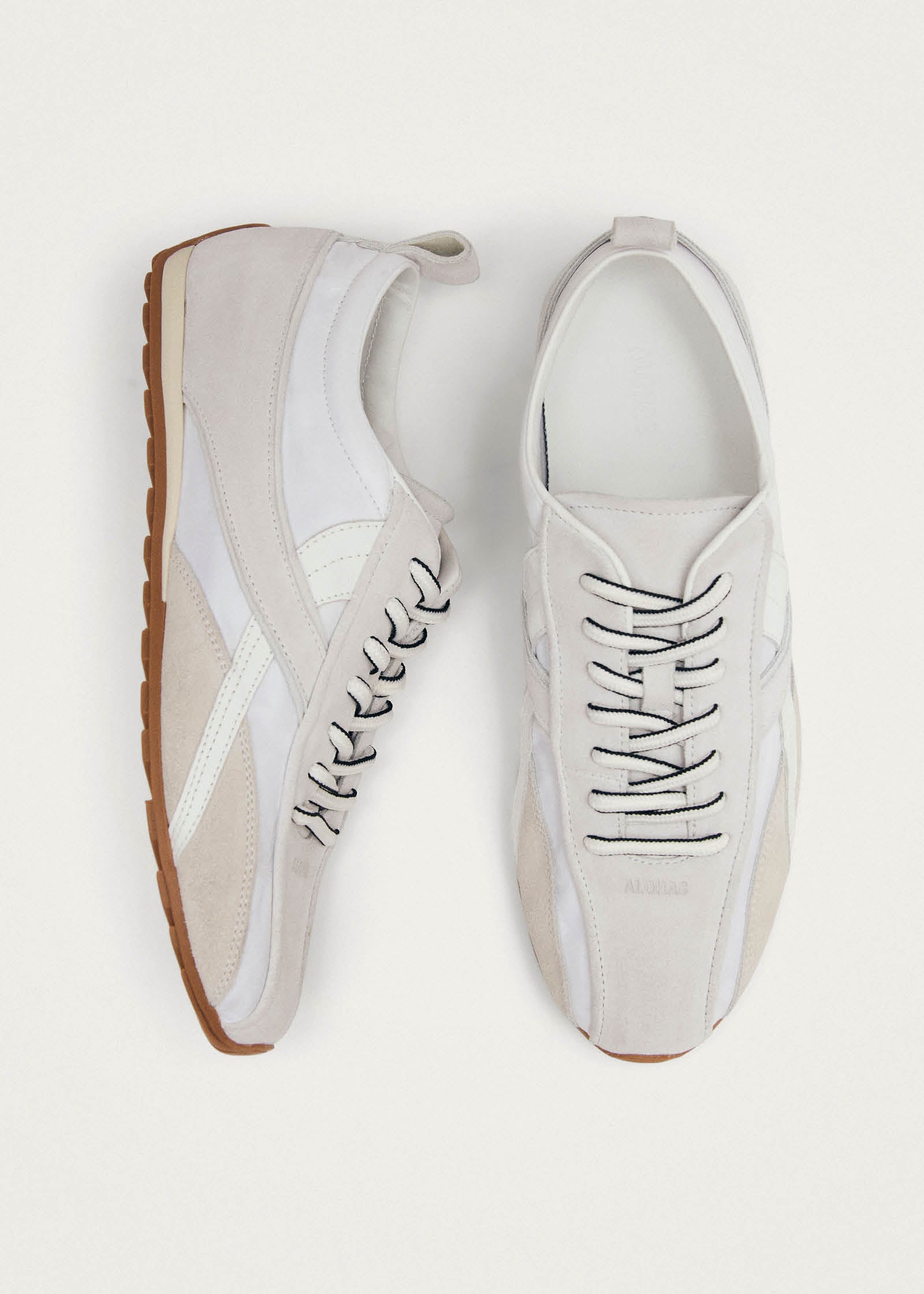 Tb.304 Nylon All White Leather Sneakers - Image 5