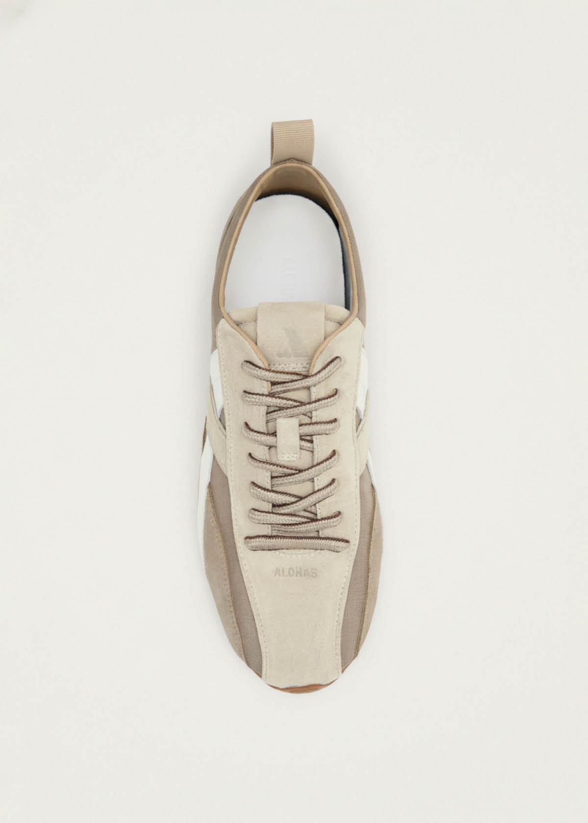 Tb.304 Nylon Beige Leather Sneakers - Image 5