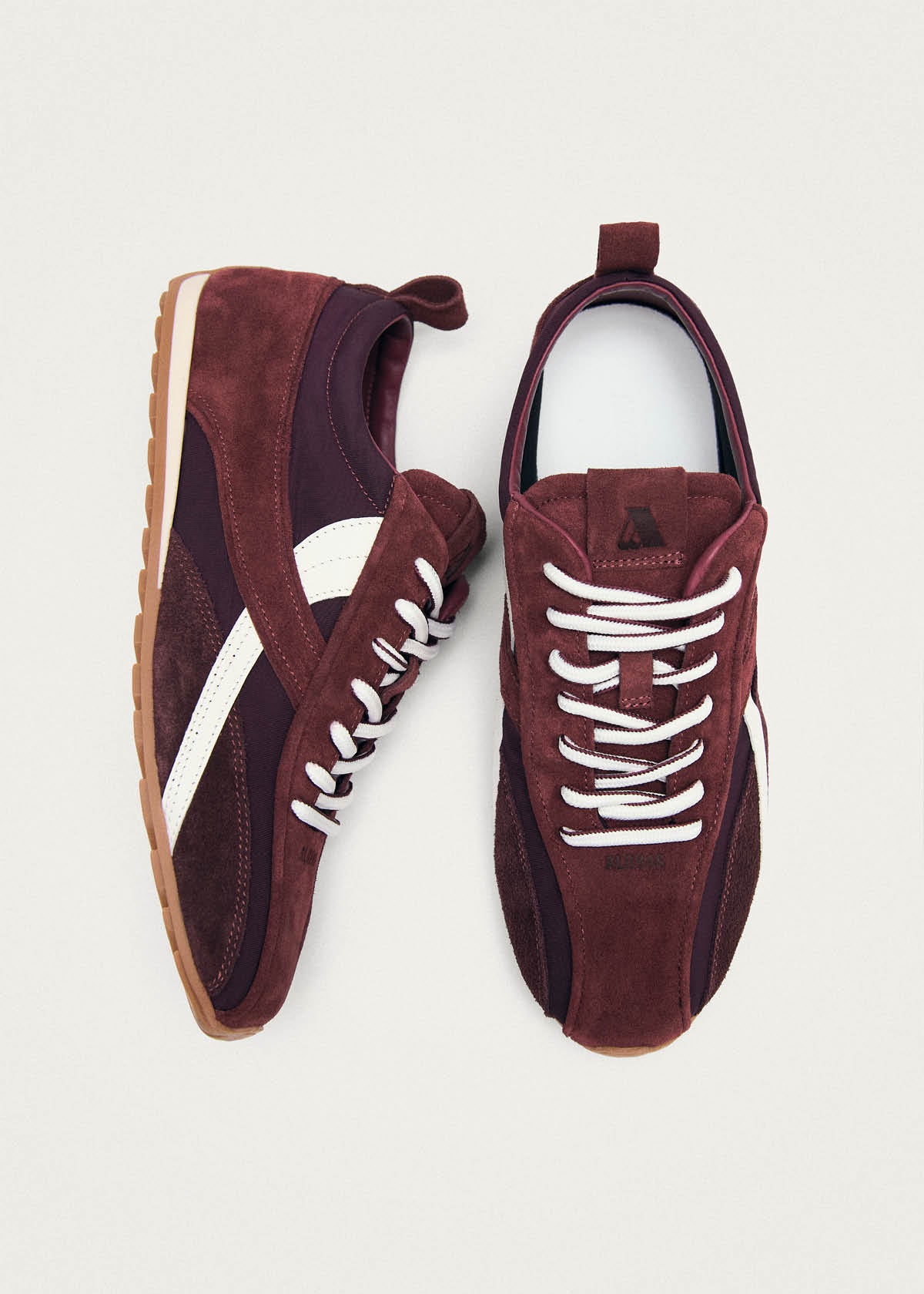 Tb.304 Nylon Burgundy Leather Sneakers - Image 6