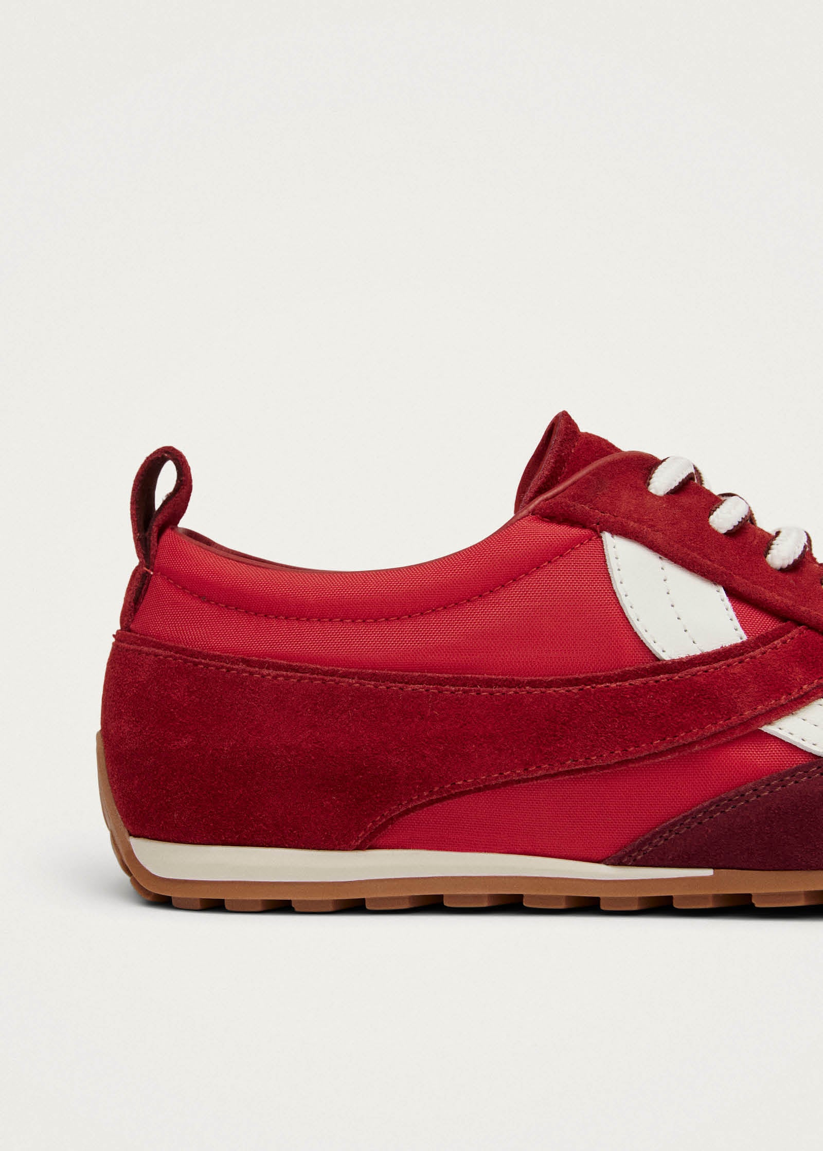 Tb.304 Nylon Red Leather Sneakers - Image 8