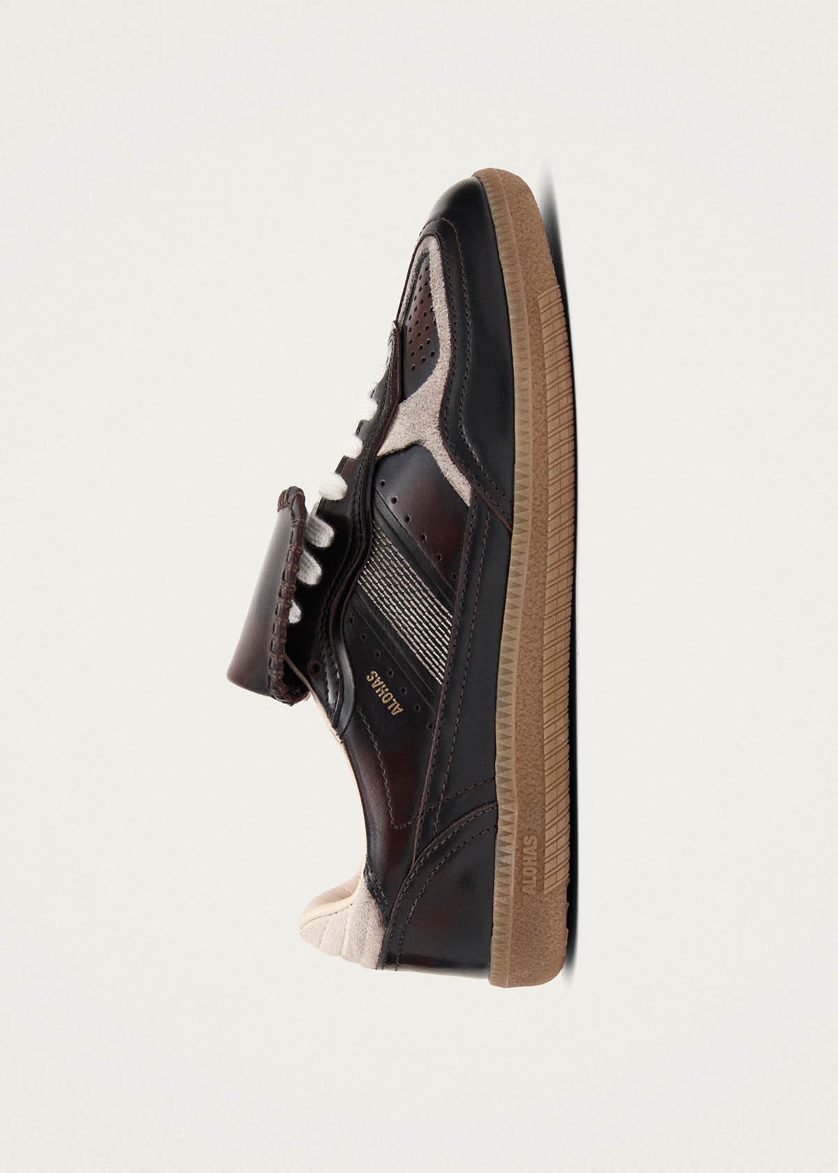 Tb.490 Club Brushed Dark Chocolate Leather Sneakers - Image 4