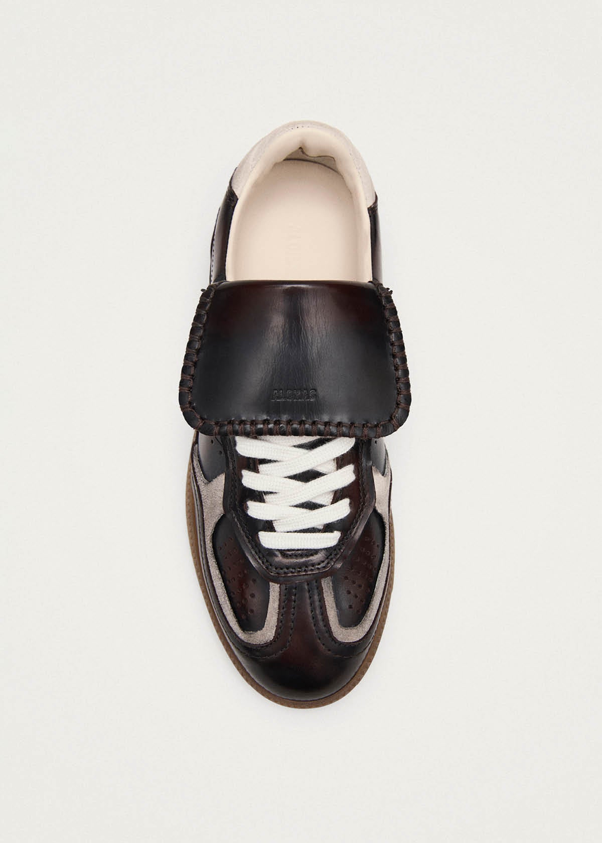 Tb.490 Club Brushed Dark Chocolate Leather Sneakers - Image 5