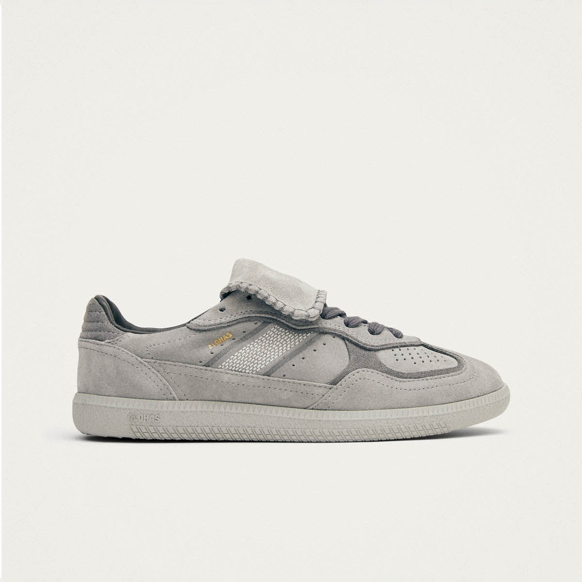 Tb.490 Club Suede Pale Grey Leather Sneakers - Image 3