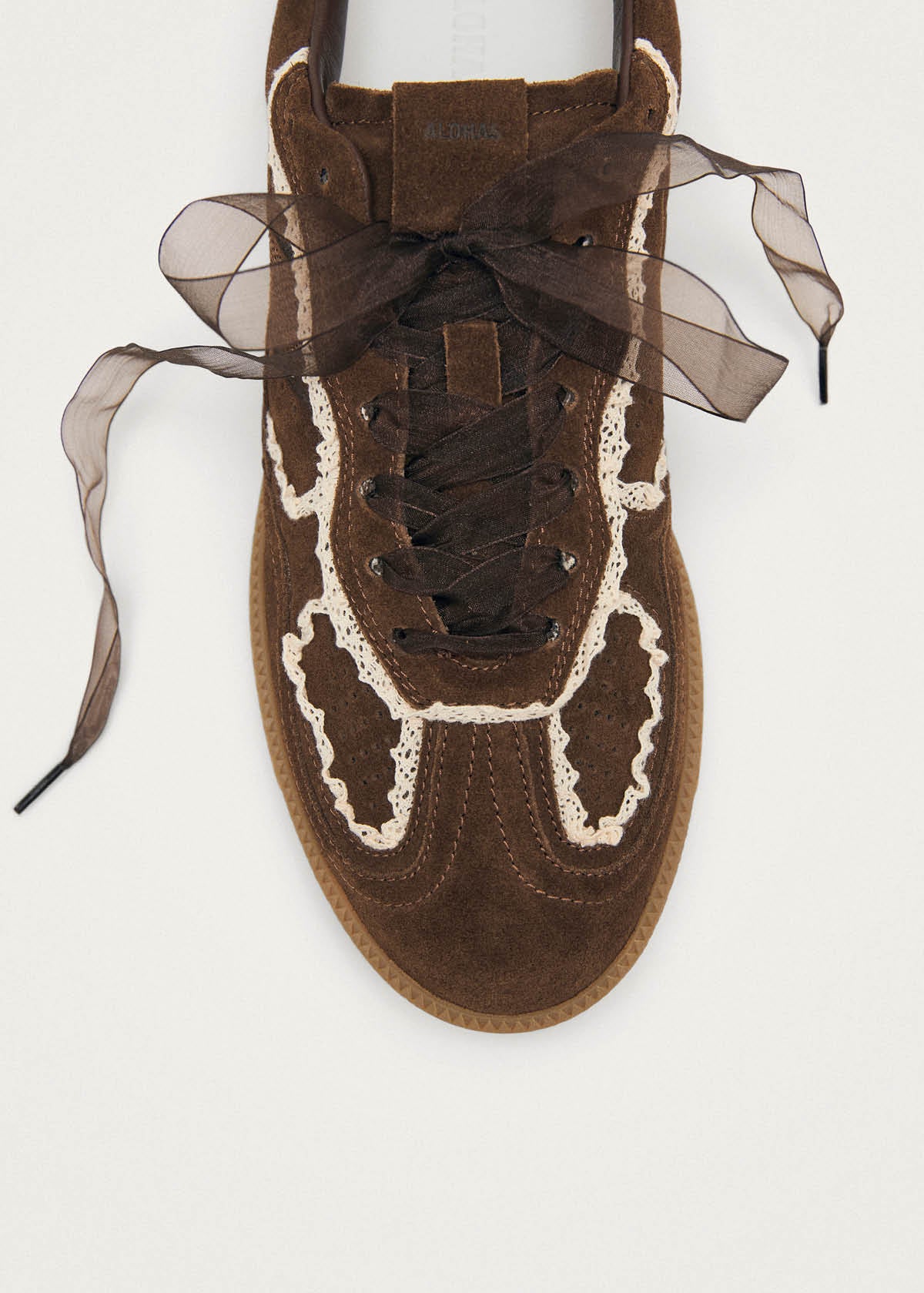 Tb.490 Crochet Chocolate Leather Sneakers - Image 6