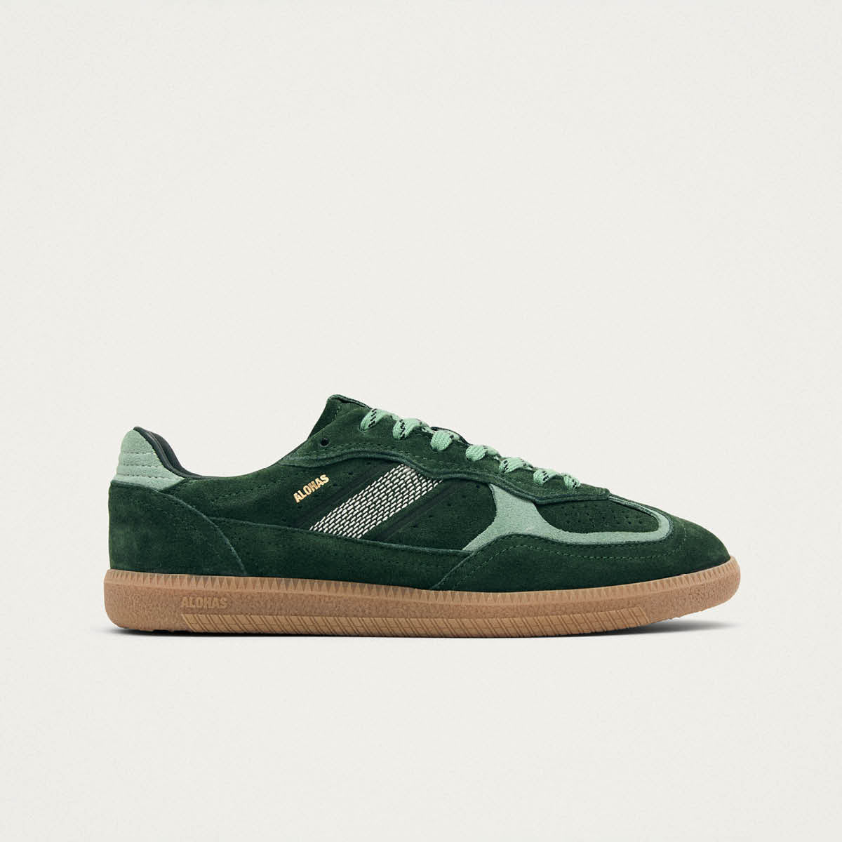 Tb.490 Rife Green Tones Leather Sneakers - Image 3