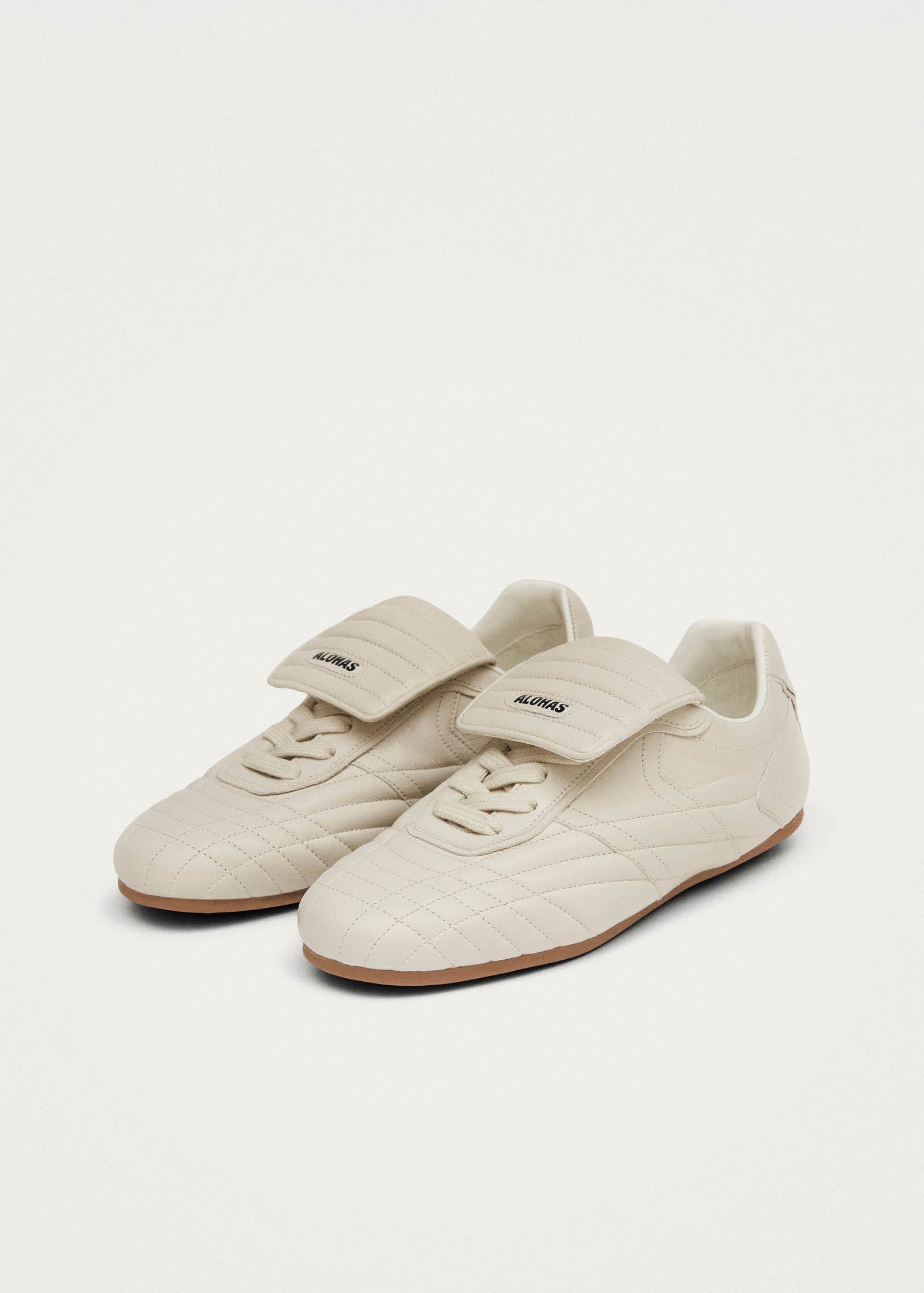 Tb.99 Cream Leather Sneakers - Image 6